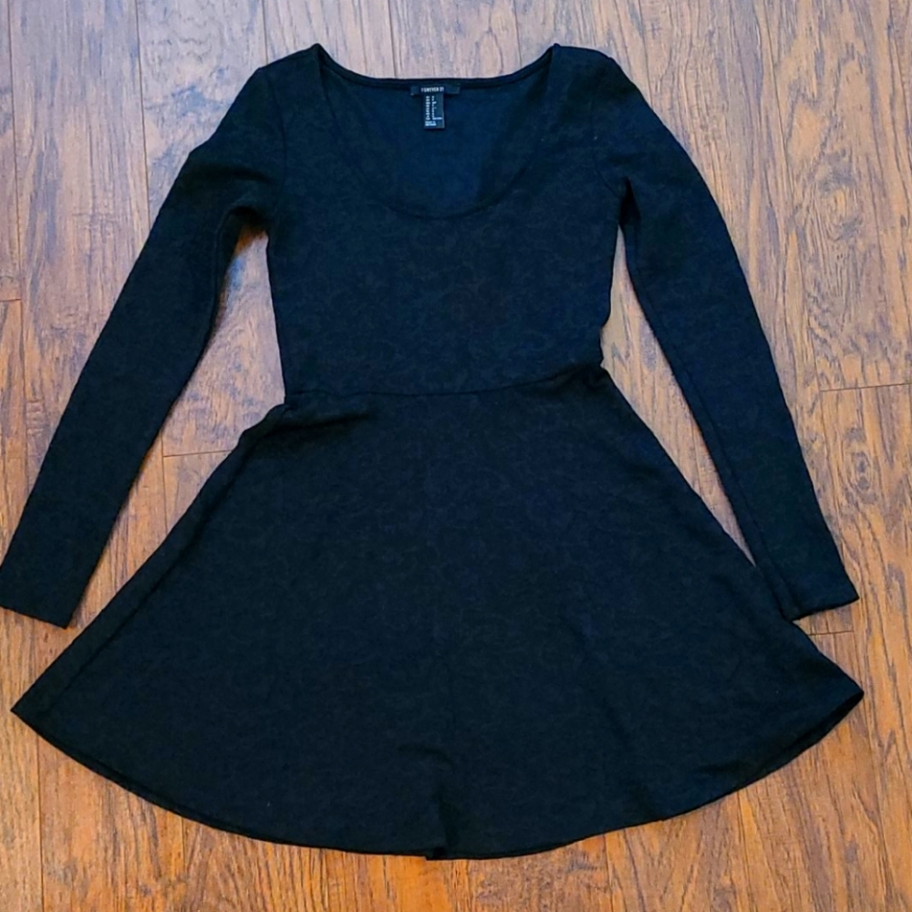 Black long sleeve size small dress